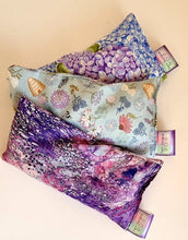 Load image into Gallery viewer, Purple Marble Lavender Yoga Eye Pillow for Relaxation/ Meditation and Yoga