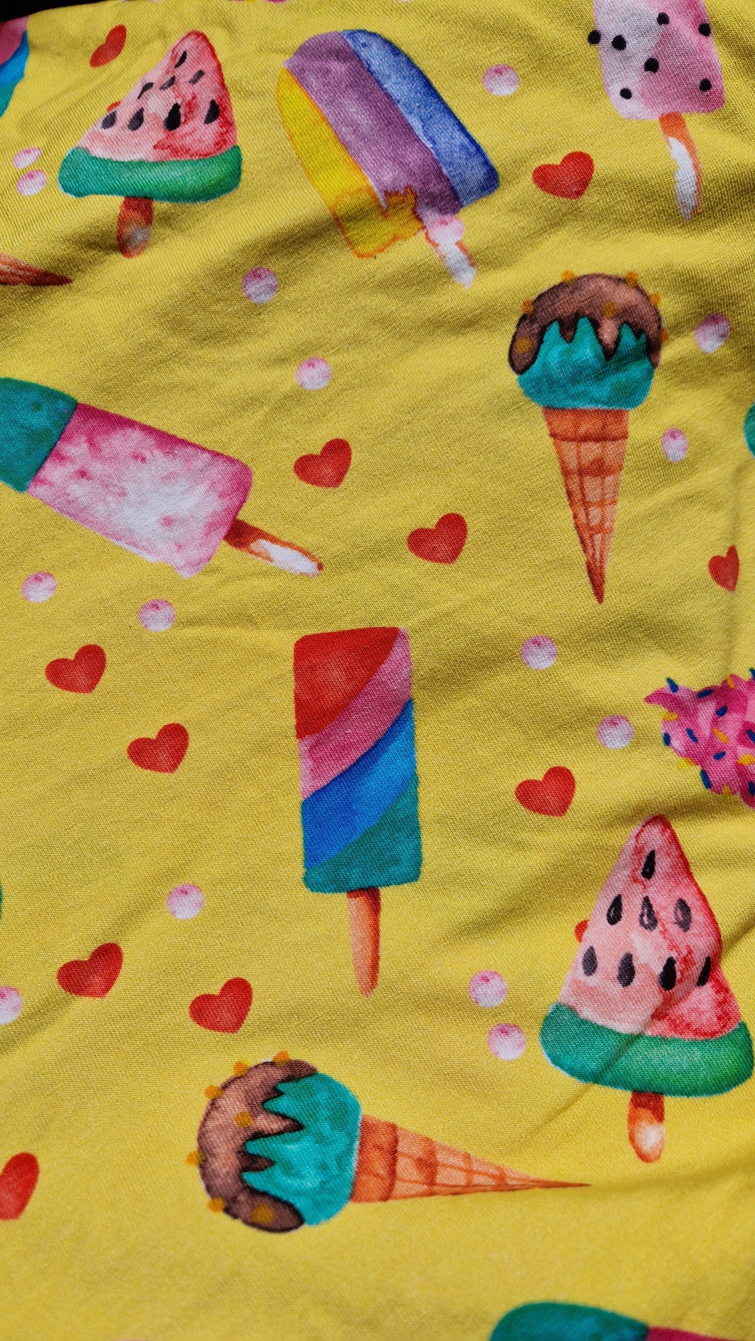 Fabric Choice- Yellow Lollies