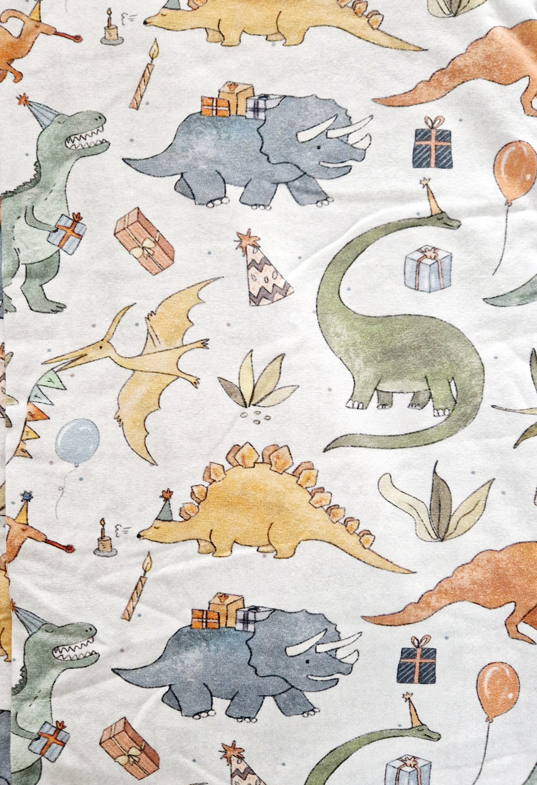 Fabric Choice- Party Dinosaur Harems