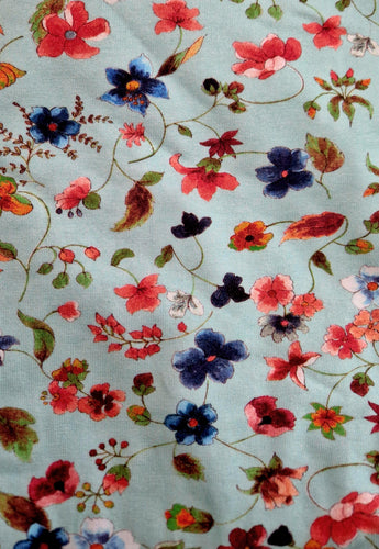 Fabric Choice- light blue floral