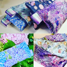 Load image into Gallery viewer, Dark Blue Bees Lavender Yoga Eye Pillow for Relaxation/ Meditation and Yoga