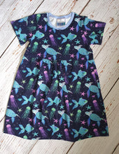 Load image into Gallery viewer, Sealife Turtle Dotty Dress