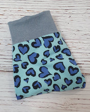 Load image into Gallery viewer, 0-3m Blue leopard heart Harems