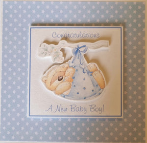 Handmade- New Baby Gift Card