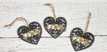 Load image into Gallery viewer, Wooden Heart Decoration