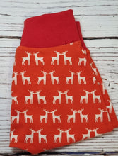 Load image into Gallery viewer, 3-6m Red/orange and white Deer Harems with red Cuffs