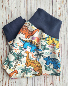 Fabric Choice- Multicoloured Dinosaurs